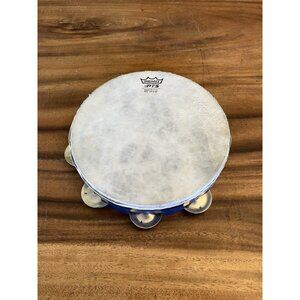 Vintage Remo PTS Tambourine Musical Instrument 8" Made in USA PAT. 4416181